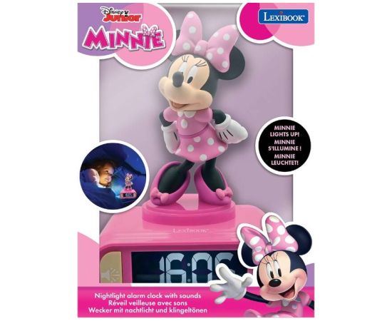 Minnie Lexibook alarm clock with light