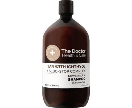 THE DOCTOR_Health & Care szampon do włosów przeciw przetłuszczaniu Dziegieć + Ichthyol + Sebo-Stop Complex 946ml