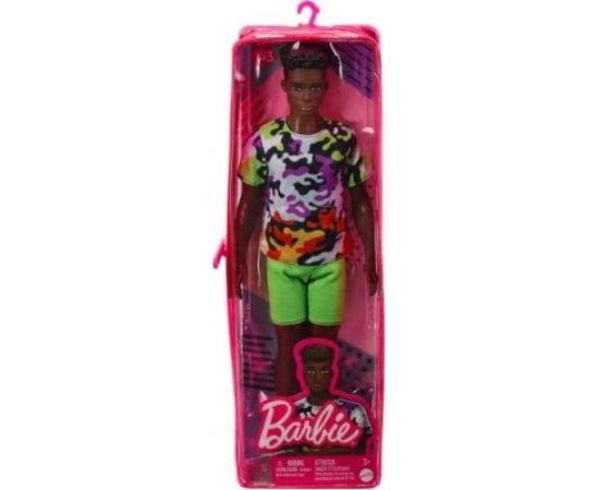 Mattel Lalka Barbie Barbie Lalka Barbie Ken Fashionistas z czarnymi kręconymi włosami