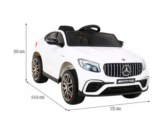 Bērnu Elektromobilis Mercedes-benz Mercedes Benz GLC63S, baltā