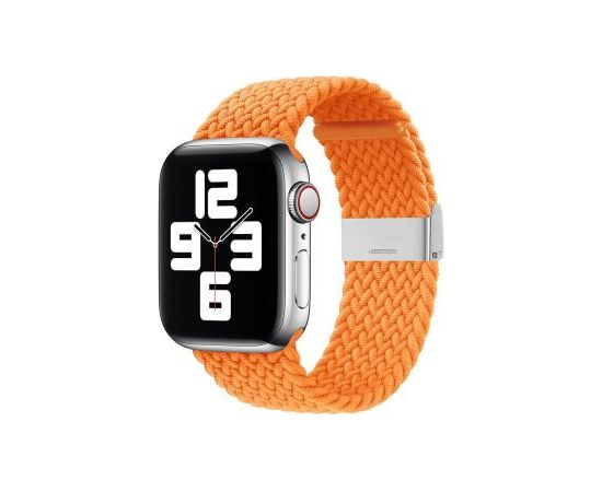 iLike Apple  Watch 42/44/45mm Braided Fabric Strap Orange