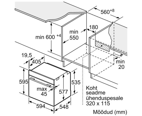 Bosch HBG7742B1 Black Series 8 71L pirolītiskā tīrīšana, melna - Iebūvējama elektriskā cepeškrāsns