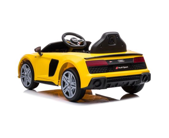 Lean Cars Electric Ride On Car Audi R8 Lift A300 Yellow