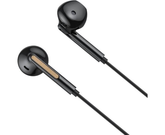 Wired in-ear headphones VFAN M11, USB-C (black)