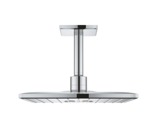 Grohe dušas galva ar turētāju Rainshower 310 SmartActive Cube, no griestiem, hroms