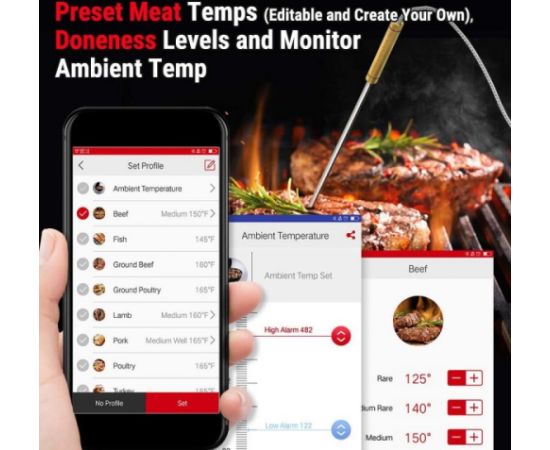 Digitālais pārtikas termometrs ThermoPro TP25