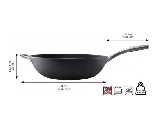 Skottsberg čuguna WOK panna 34cm