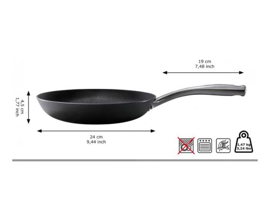 Skottsberg čuguna panna 24/28cm : Dydis - 28cm