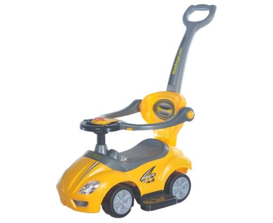 Baby Mix Stumjamā mašīna "3in1" MEGA CAR yellow BabyMix 45840