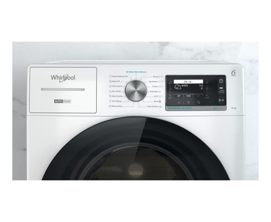 Whirlpool W8 99AD SILENCE EE veļas mazg. maš. 9kg 1400rpm AutoDose