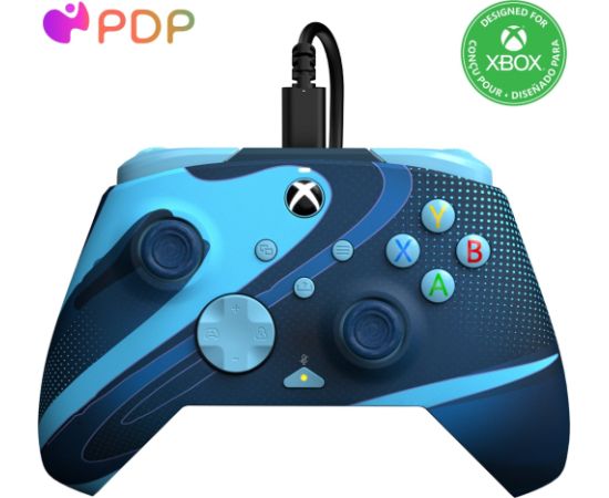 Pad PDP PDP XS Pad przewodowy Rematch Blue Tide Glow in the Dark