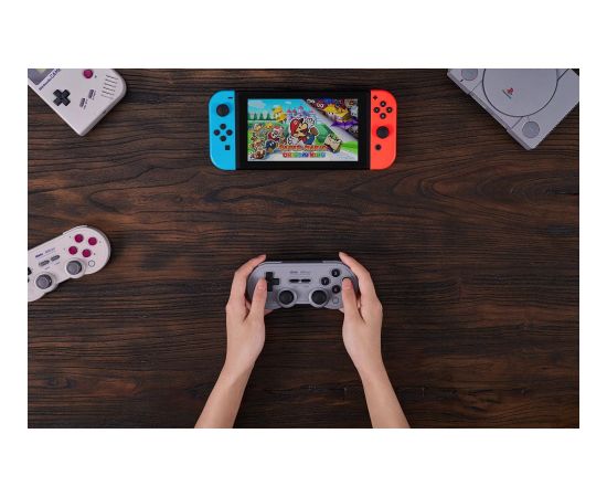 Pad 8BitDo 8BitDo SN30 Pro (Hall Effect Joystick), Gamepad (grey)