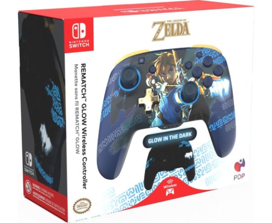 Pad PDP PDP SWITCH Pad bezprzewodowy Rematch Link Hero Glow in the Dark