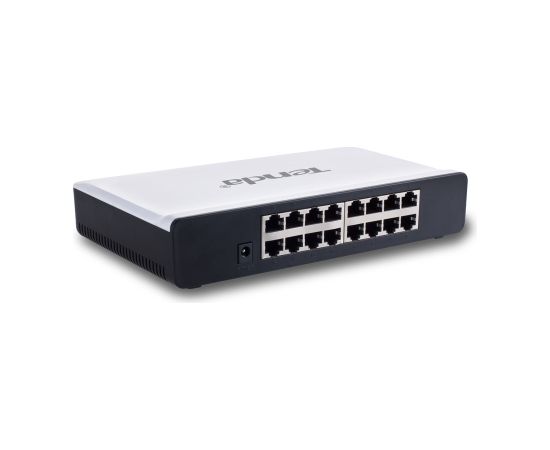 Tenda S16 network switch Unmanaged Fast Ethernet (10/100) Black, White