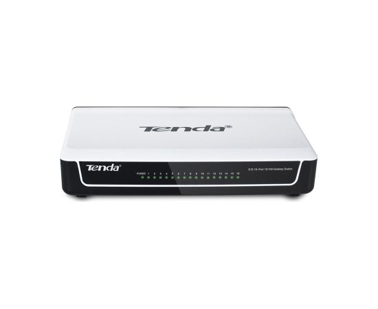 Tenda S16 network switch Unmanaged Fast Ethernet (10/100) Black, White