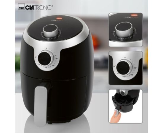 Clatronic FR 3769 H fryer 1.8 L 1000 W Hot air fryer Black