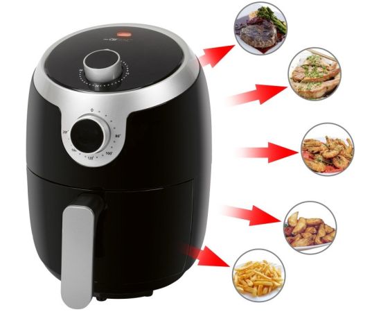 Clatronic FR 3769 H fryer 1.8 L 1000 W Hot air fryer Black