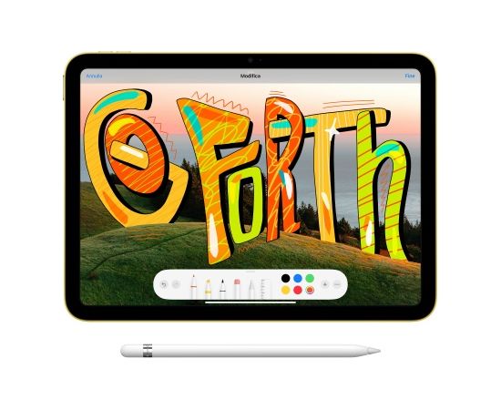 Планшет Apple iPad 10,9 дюйма, 64 Гбайт, Wi-Fi, 10-го поколения, желтый (MPQ23FD/A)