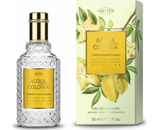 4711 Perfumy Unisex 4711 Acqua Colonia EDC Karambola Białe kwiaty (50 ml)