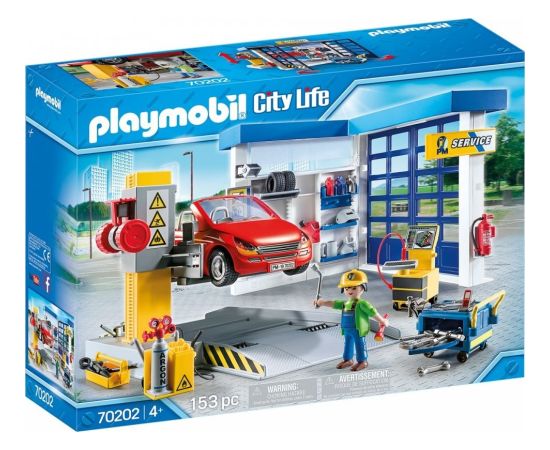 Playmobil Zestaw Warsztat samochodowy (70202)