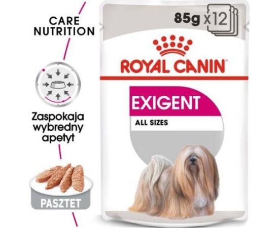 Royal Canin Royal Canin Exigent karma mokra dla wybrednych psów dorosłych, wszystkich ras, pasztet saszetka 85g