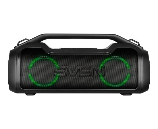 SVEN PS-390, black, Bluetooth, 50W, Waterproof, power bank, TWS.