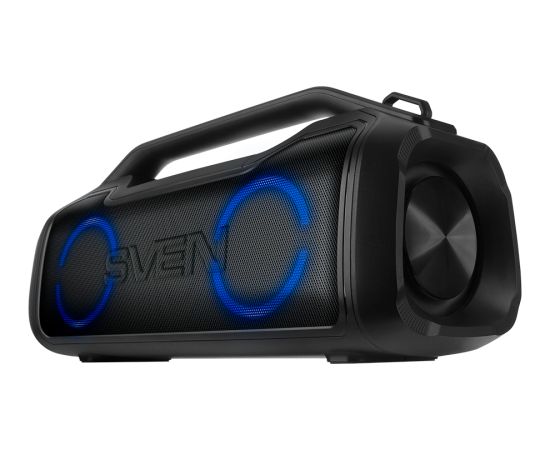 SVEN PS-390, black, Bluetooth, 50W, Waterproof, power bank, TWS.