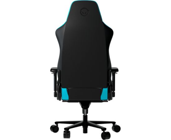 LORGAR Base 311, Gaming chair, PU eco-leather, 1.8 mm metal frame, multiblock mechanism, 4D armrests, 5 Star aluminium base, Class-4 gas lift, 75mm PU casters, Black + blue