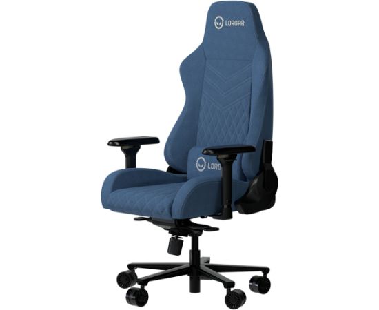 LORGAR Ace 422, Gaming chair, Anti-stain durable fabric, 1.8 mm metal frame, multiblock mechanism, 4D armrests, 5 Star aluminium base, Class-4 gas lift, 75mm PU casters, Blue