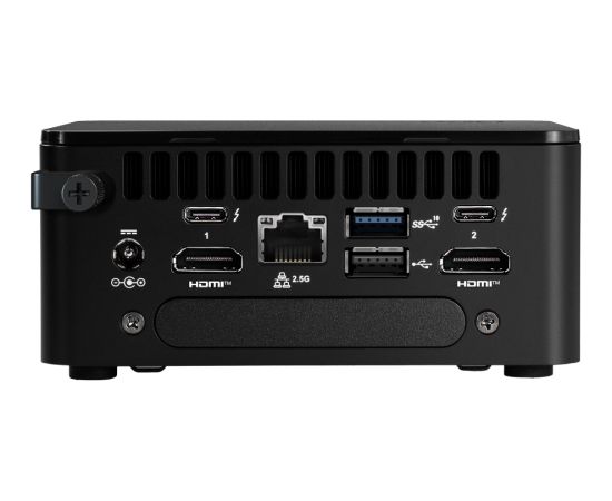 ASUS NUC 13pro/RNUC13ANHI300002I/Intel Core i3-1315U/Intel UHD Graphics/4xUSB/M.2 22x80 NVMe; 22x42 SATA/2.5'' SATA slot/2,5Gbe LAN/2xHDMI/ 2x Thunderbolt 4 (USB-C+DP)/no Storage/no RAM/AX211.NGWG.NV/no OS/EU Cord/Tall Kit(L6)/EAN:4711387502662