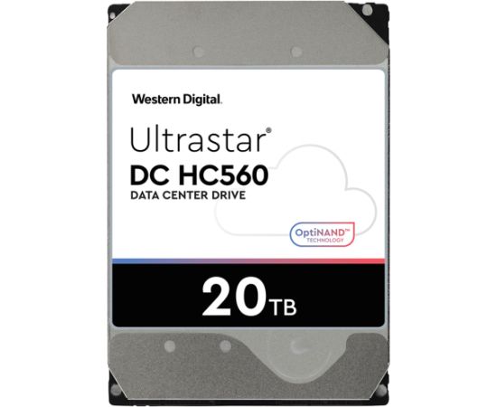 Western Digital HDD Server WD/HGST ULTRASTAR DC HC560 (3.5’’, 20TB, 512MB, 7200 RPM, SATA 6Gb/s, 512E SE NP3), SKU: 0F38785