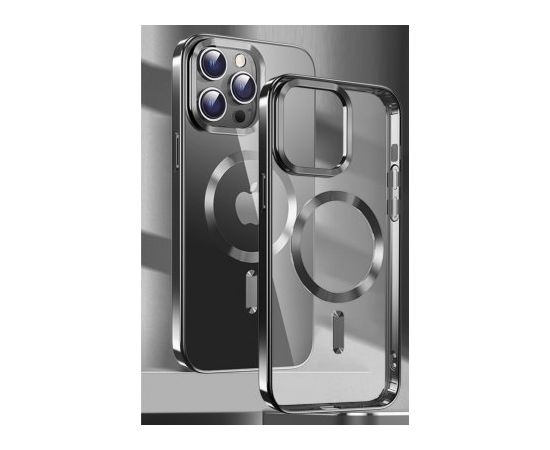 Swissten Clear Jelly Magstick Metallic Case Защитный Чехол для Apple iPhone 16