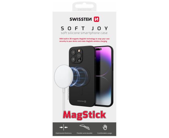 Swissten Soft Joy Magstick Case Aizmugurējais Apvalks Priekš Apple iPhone 16 Pro Max