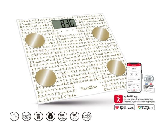 Terraillon Analytical scale Body Athlete Connect