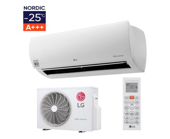 LG Prestige Nordic F12KM (Wi-Fi) siltumsūknis, 30-60m²