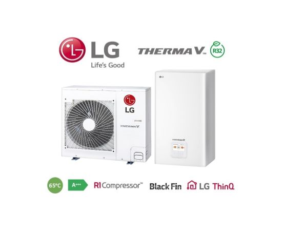 LG gaiss-ūdens siltumsūknis HU051MR .U44 / HN091MR .NK5  (HN0916M .NK4) Therma V 5,5 kW R32