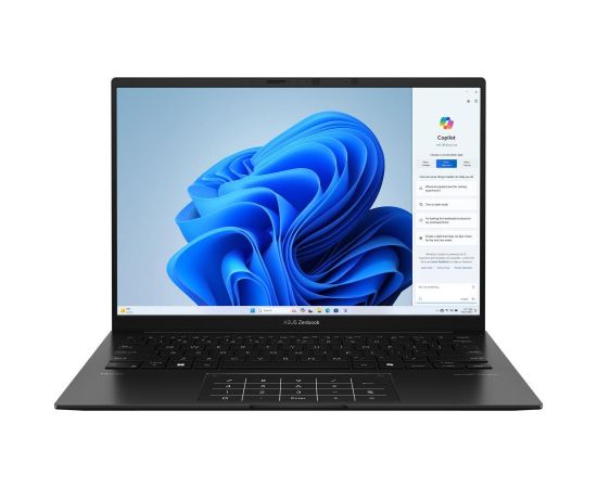 Notebook ASUS ZenBook Series 14 OLED UM3406HA-QD036W CPU  Ryzen 7 8840HS 3300 MHz 14" 1920x1200 RAM 16GB LPDDR5x SSD 1TB AMD Radeon Graphics Integrated ENG NumberPad Windows 11 Home Black 1.2 kg 90NB1271-M00750