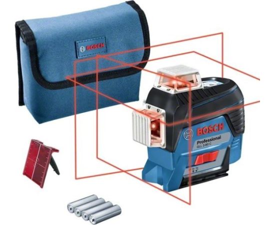 Bosch LASER LINIOWY GLL 3-80 C + GLM 20MT