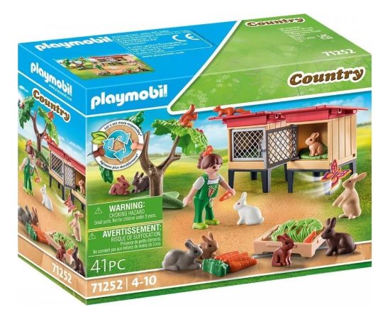 Playmobil Playmobil Klatki z królikami 71252