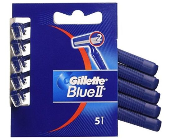 Gillette Blue II jednorazowe maszynki do golenia dla mężczyzn 5szt