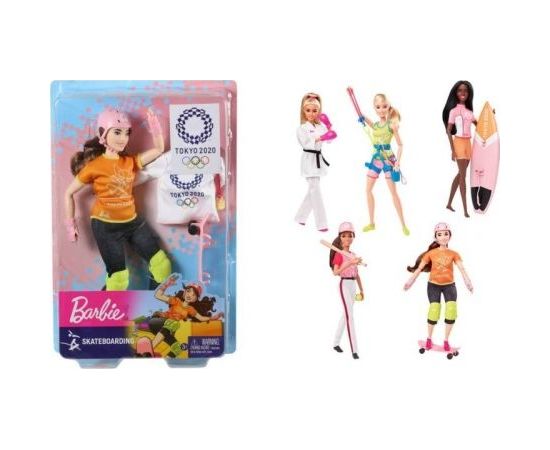 Lalka Barbie Mattel -BRB SPORT OLIMPIJKA LALKA AST GJL73 WB6