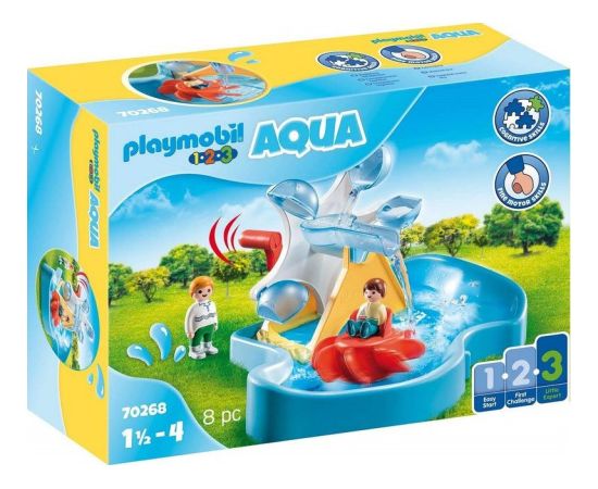 Playmobil 1.2.3 Aqua Młyn wodny z karuzelą (70268)