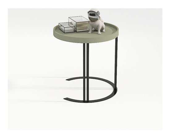 Side table KEIRA D50xH50cm, green