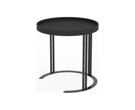 Side table KEIRA D50xH50cm, black