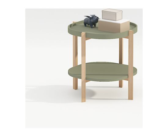 Side table NORAH 50x50xH55cm, green