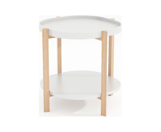 Side table NORAH 50x50xH55cm, white