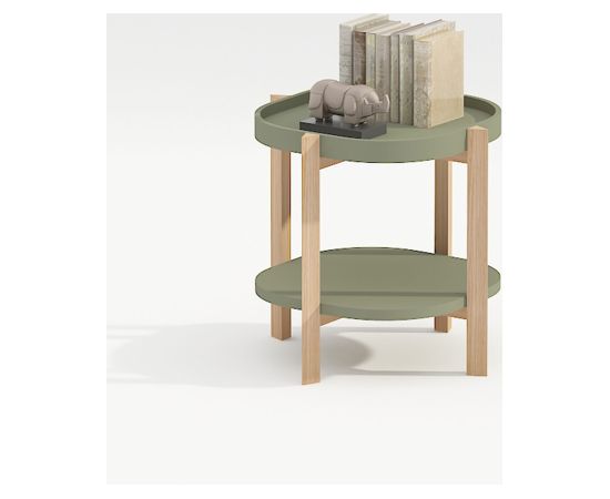 Side table NORAH 40x40xH60cm, green