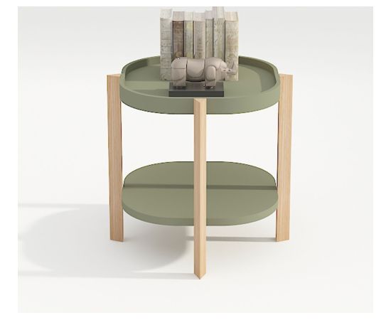 Side table NORAH 40x40xH60cm, green