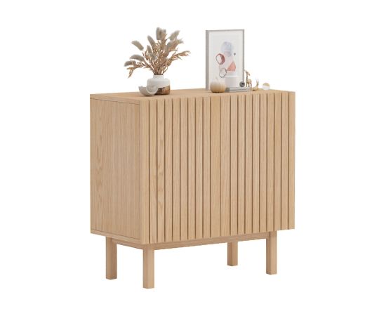 Sideboard SUNNY 80x40xH80cm, melamine oak