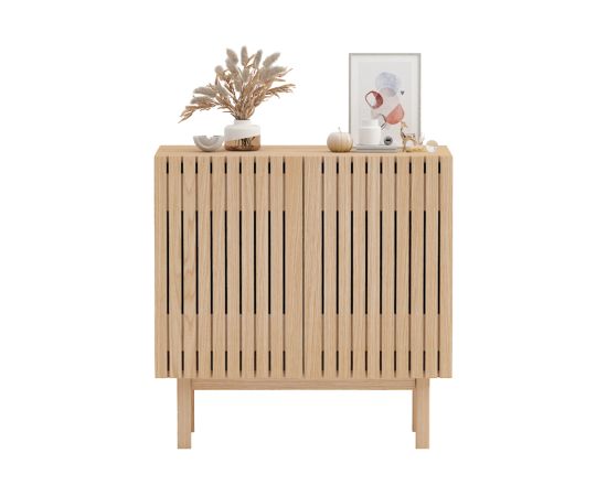 Sideboard SUNNY 80x40xH80cm, melamine oak